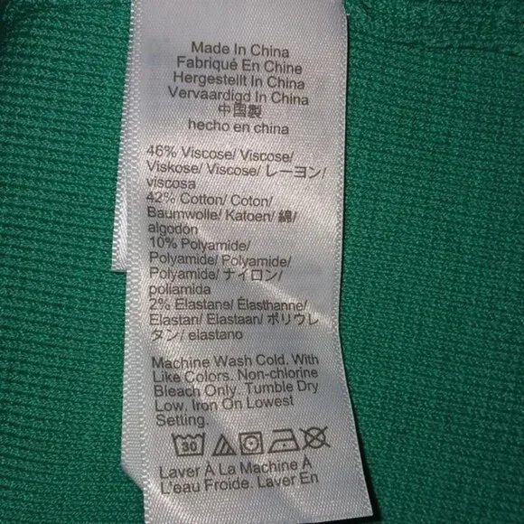 J. Crew Square Neck Knit Green Sleeveless Mini Dress - Picture 7 of 7